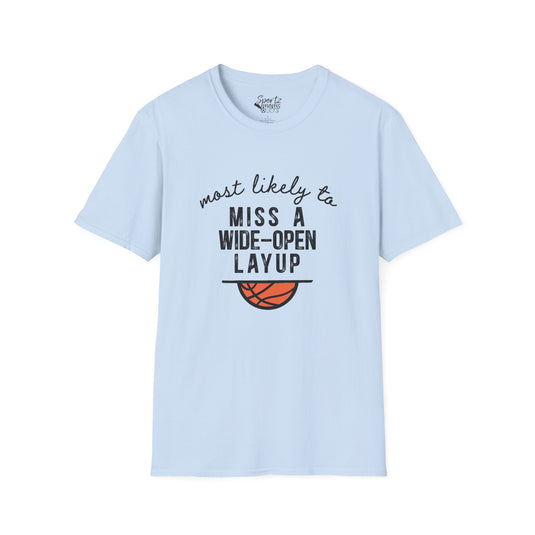 Most Likely To Basketball Adult Unisex Basic T-Shirt