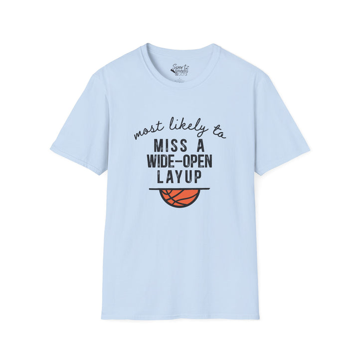Most Likely To Basketball Adult Unisex T-Shirt