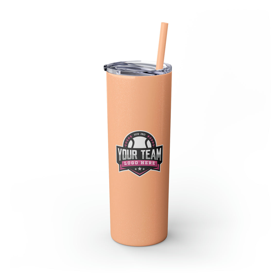 Skinny Tumbler with Straw 20oz
