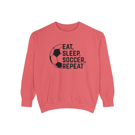 Eat Sleep Soccer Repeat Adult Unisex Premium Crewneck Sweatshirt