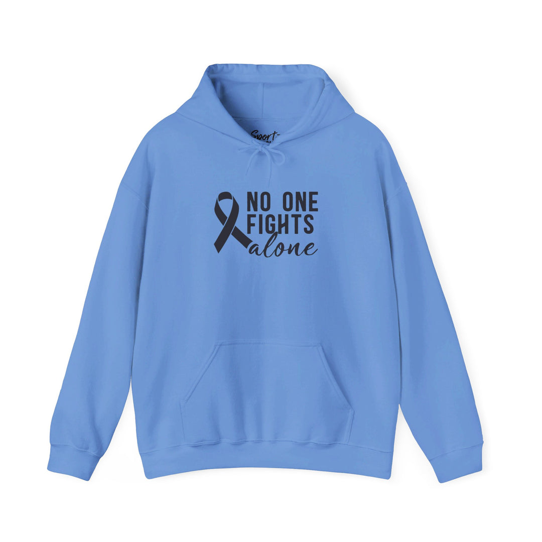No One Fights Alone Adult Unisex Hooded Sweatshirt