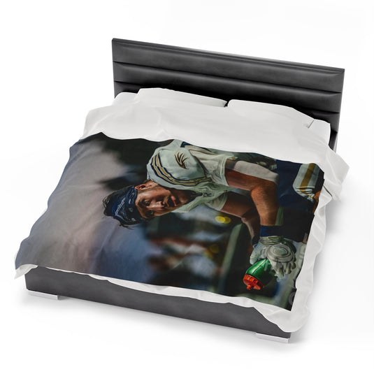 Offside Sports Photography Velveteen Plush Blanket