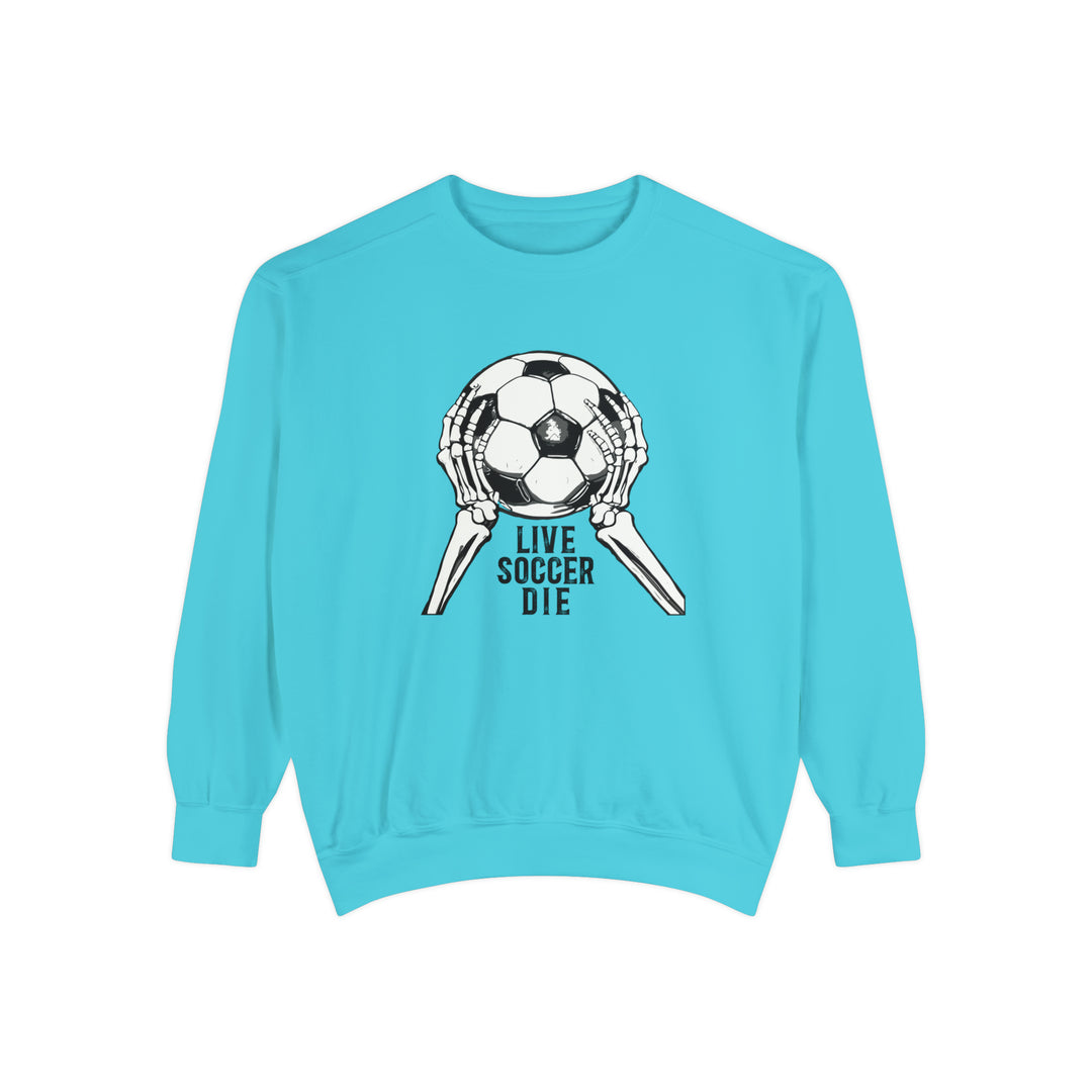 Live Soccer Die Adult Unisex Premium Crewneck Sweatshirt