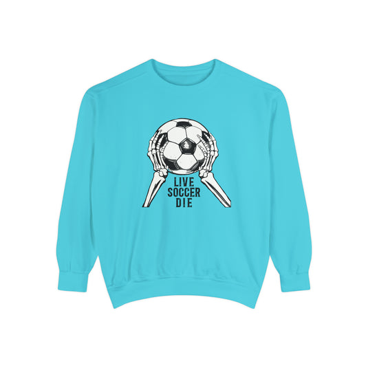 Live Soccer Die Adult Unisex Premium Crewneck Sweatshirt