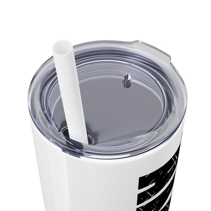 Gymnastics 20oz Skinny Tumbler with Straw w/Custom Name