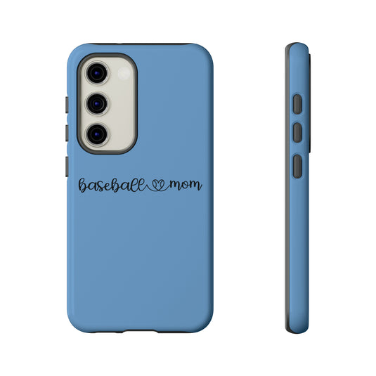 Baseball Mom Phone Case with Heart