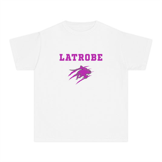 Latrobe Boys Soccer Unisex Youth Premium T-Shirt - Cancer Design
