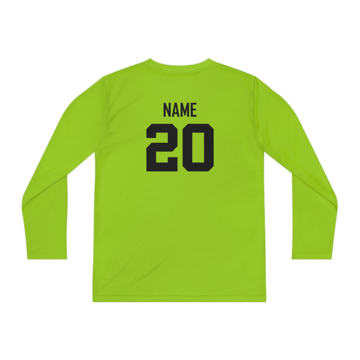 SC Hurricanes Unisex Youth Long Sleeve Competitor Moisture Wicking Shirt