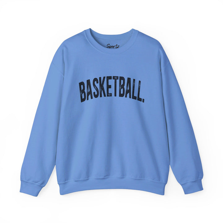 Rustic Design Basketball Adult Unisex Crewneck Sweatshirt