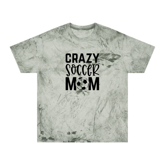 Crazy Soccer Mom Adult Unisex Colorblast T-Shirt