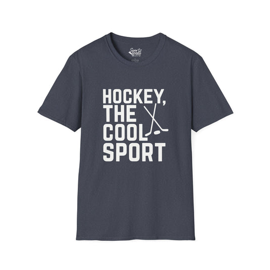 Hockey The Cool Sport Adult Unisex Basic T-Shirt