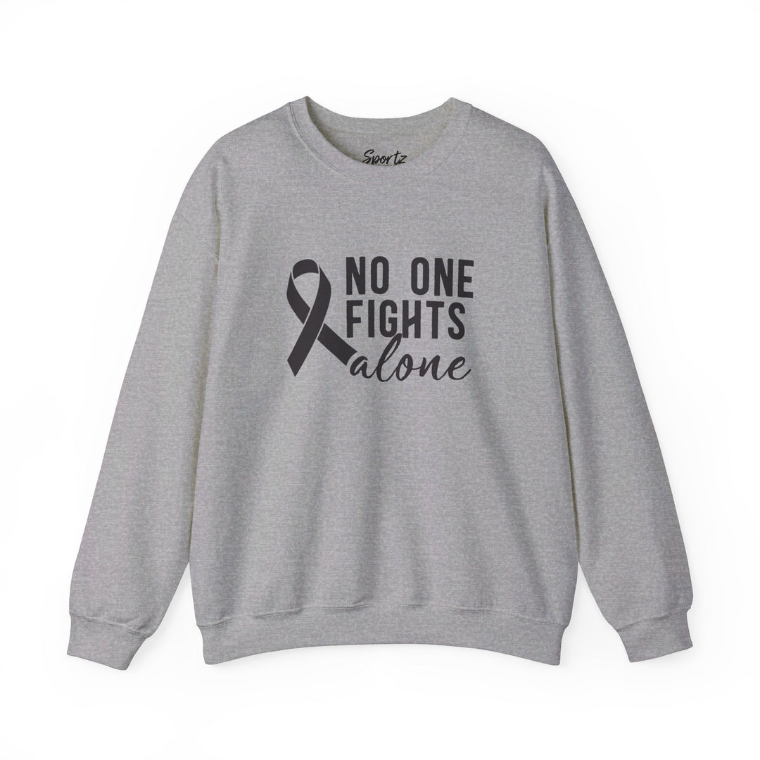 No One Fights Alone Adult Unisex Crewneck Sweatshirt
