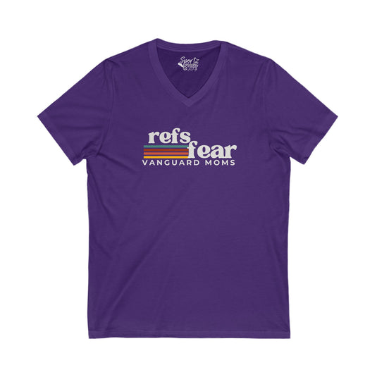 Refs Fear Vanguard Moms Adult Women's V-Neck T-Shirt