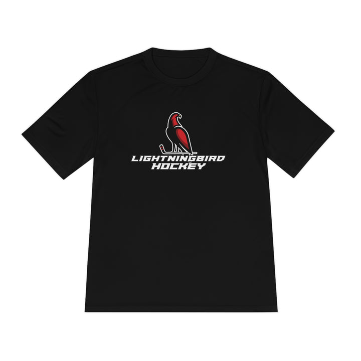 Wheeling Lightningbirds Unisex Adult Moisture Wicking T-Shirt - Hockey Design