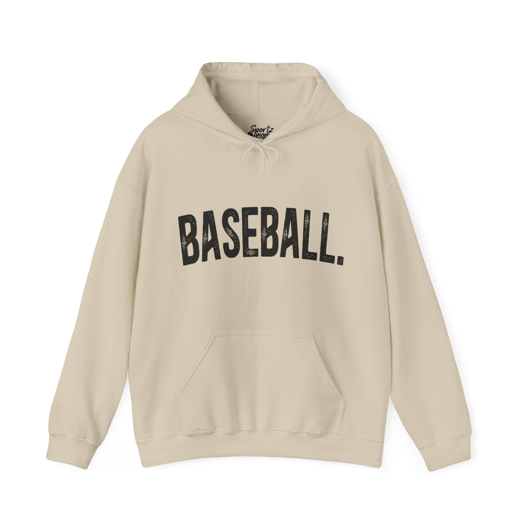 Rustic Design Baseball Adult Unisex Hooded Sweatshirt