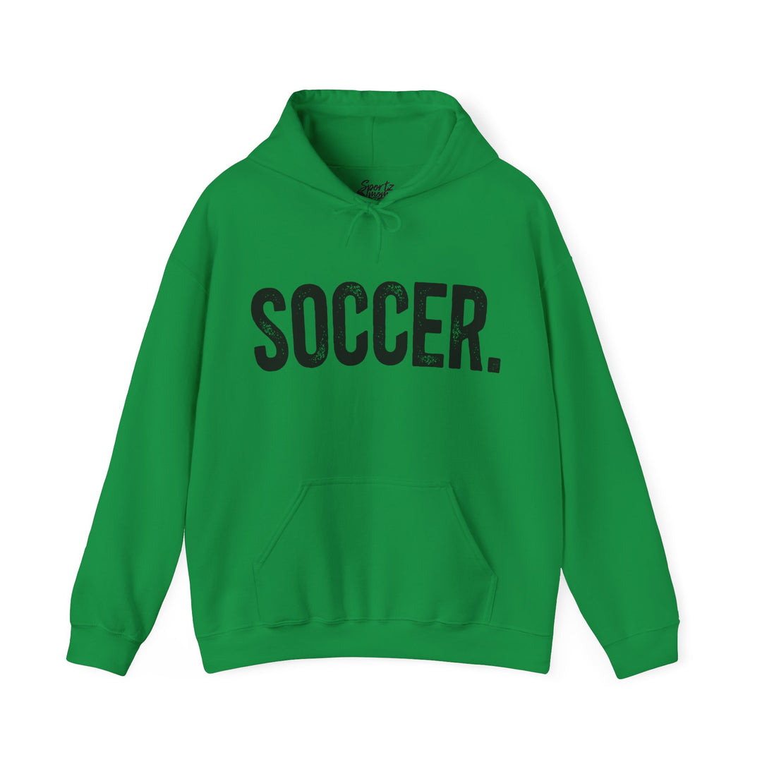 Rustic Design Soccer Adult Unisex Hooded Sweatshirt