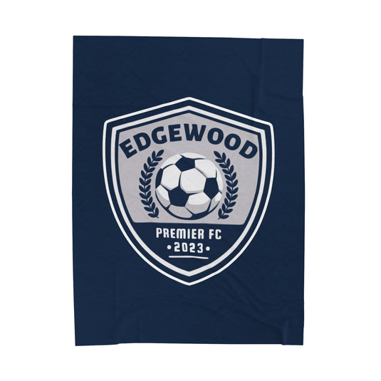 Edgewood Premier FC Velveteen Plush Blanket