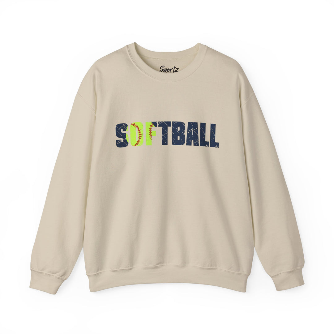 Softball Adult Unisex Crewneck Sweatshirt