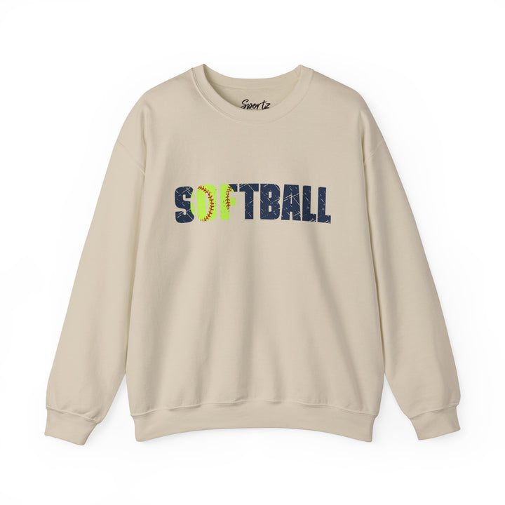 Softball Adult Unisex Crewneck Sweatshirt