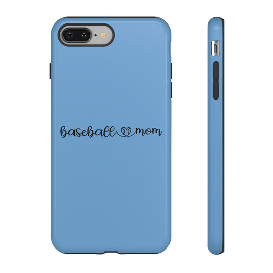 Baseball Mom Phone Case with Heart