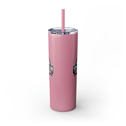 Skinny Tumbler with Straw 20oz