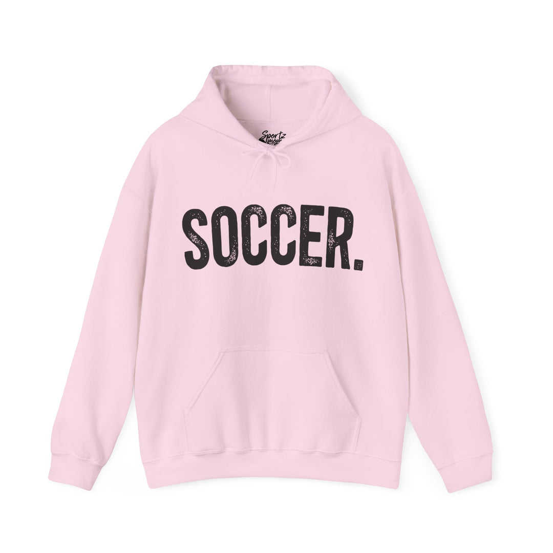 Rustic Design Soccer Adult Unisex Hooded Sweatshirt