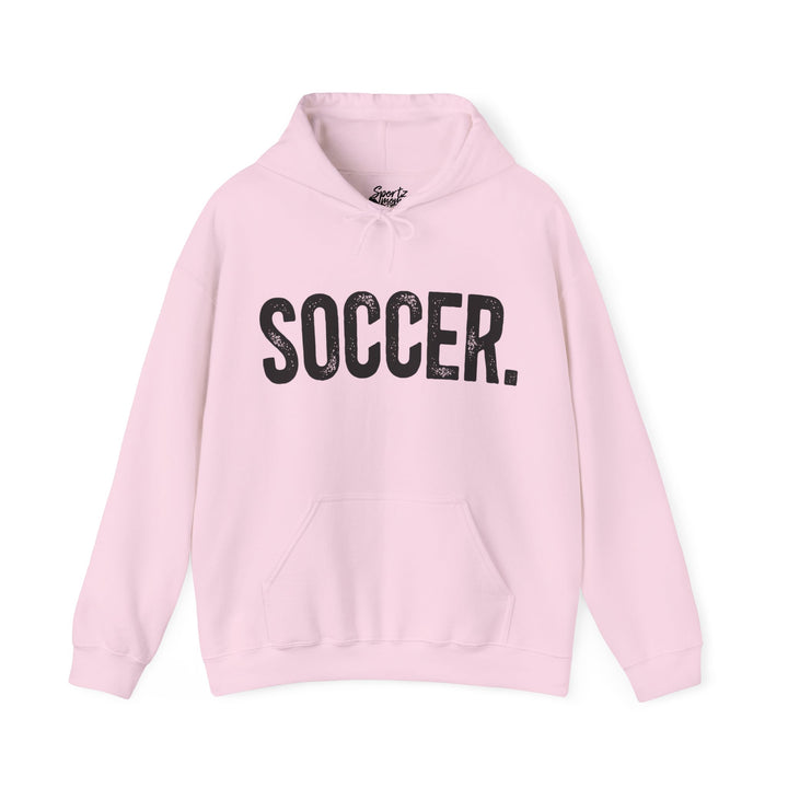 Rustic Design Soccer Adult Unisex Hooded Sweatshirt