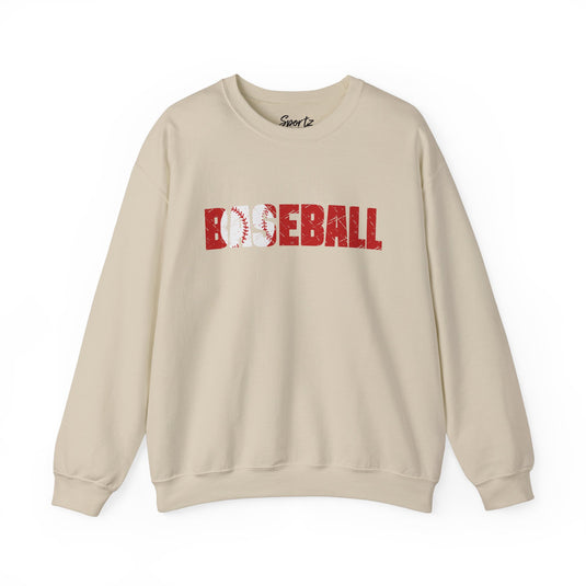 Baseball Adult Unisex Basic Crewneck Sweatshirt