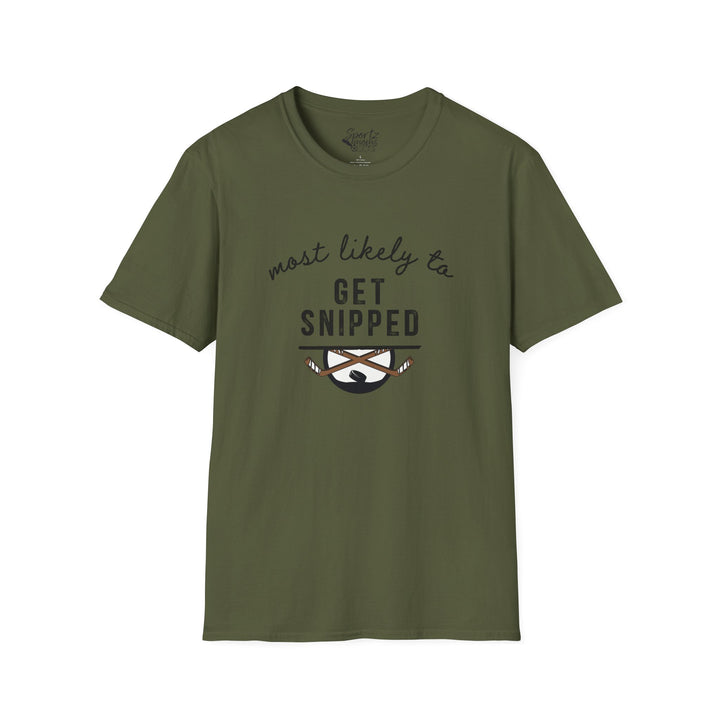 Most Likely To Hockey Adult Unisex T-Shirt