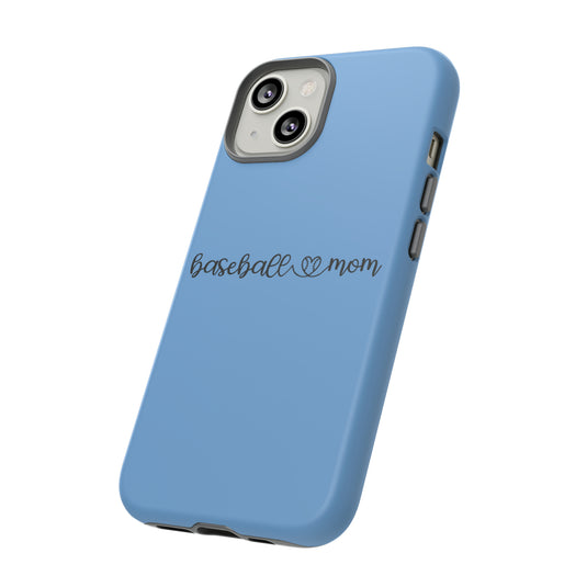 Baseball Mom Phone Case with Heart