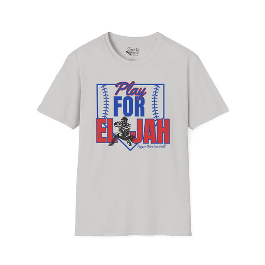 Play for Elijah Unisex Adult Basic T-Shirt