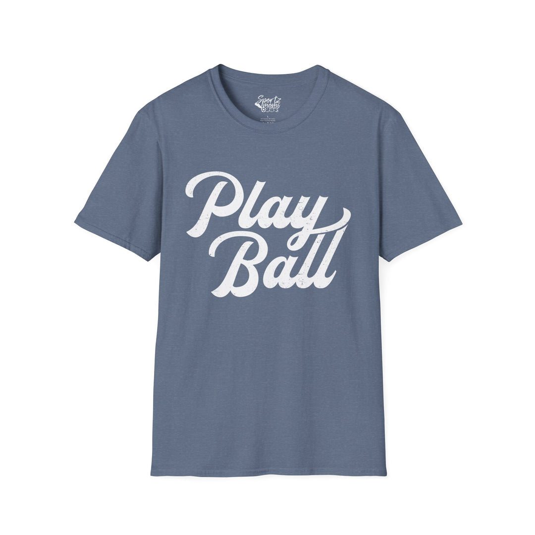 Play Ball Adult Unisex Baseball T-Shirt
