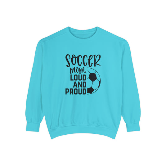 Soccer Mom Loud and Proud Adult Unisex Premium Crewneck Sweatshirt