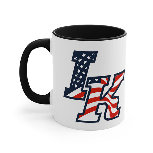 Iron Knights 11 oz Accent Mug - Flag Design