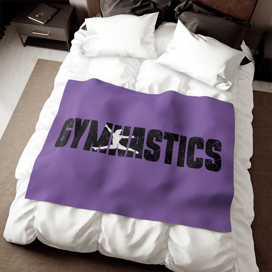 Gymnastics Sweatshirt Blanket