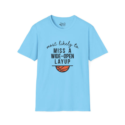 Most Likely To Basketball Adult Unisex Basic T-Shirt