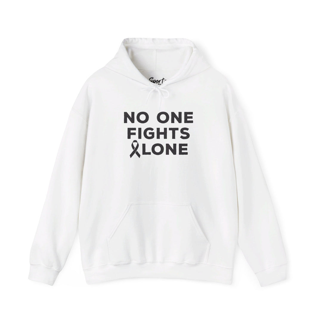 No One Fights Alone Adult Unisex Hooded Sweatshirt