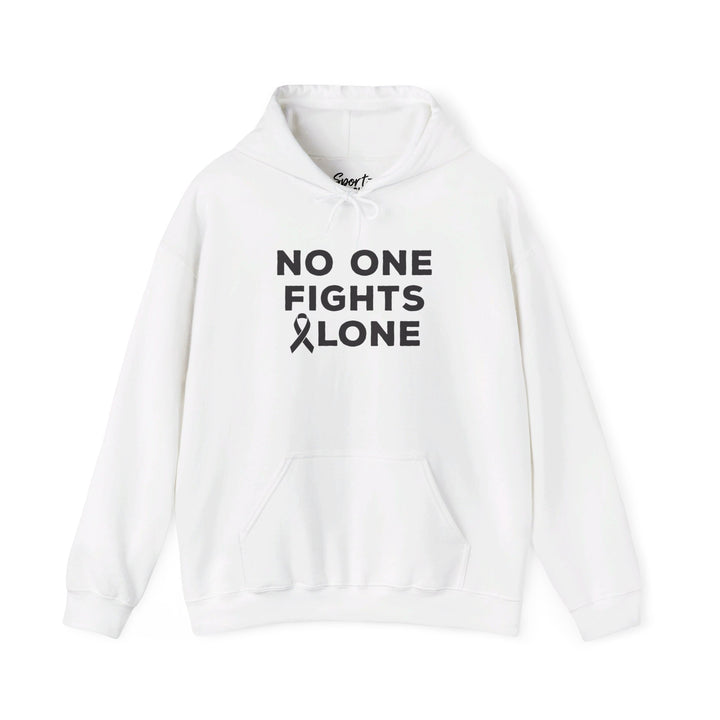 No One Fights Alone Adult Unisex Hooded Sweatshirt