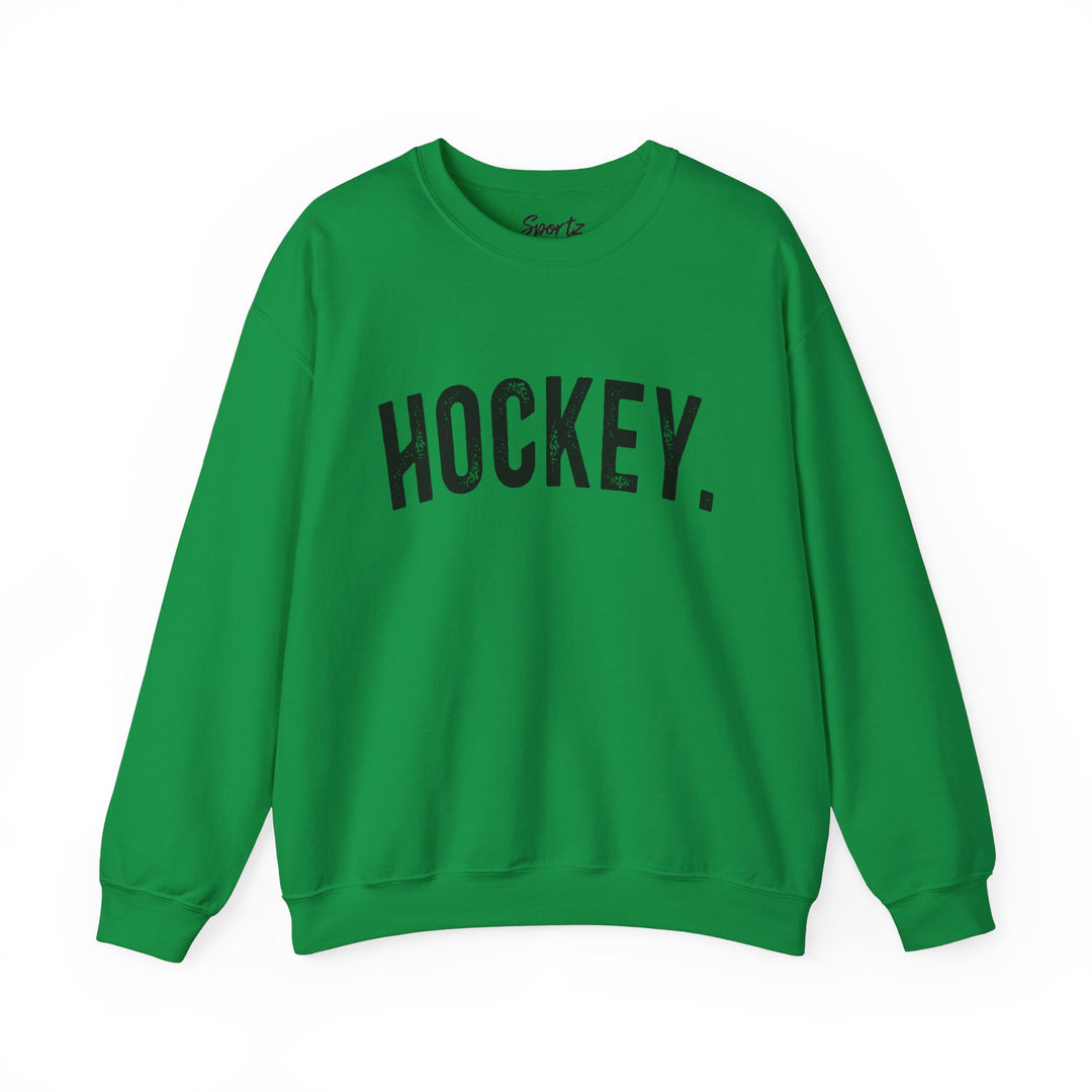 Rustic Design Hockey Adult Unisex Crewneck Sweatshirt