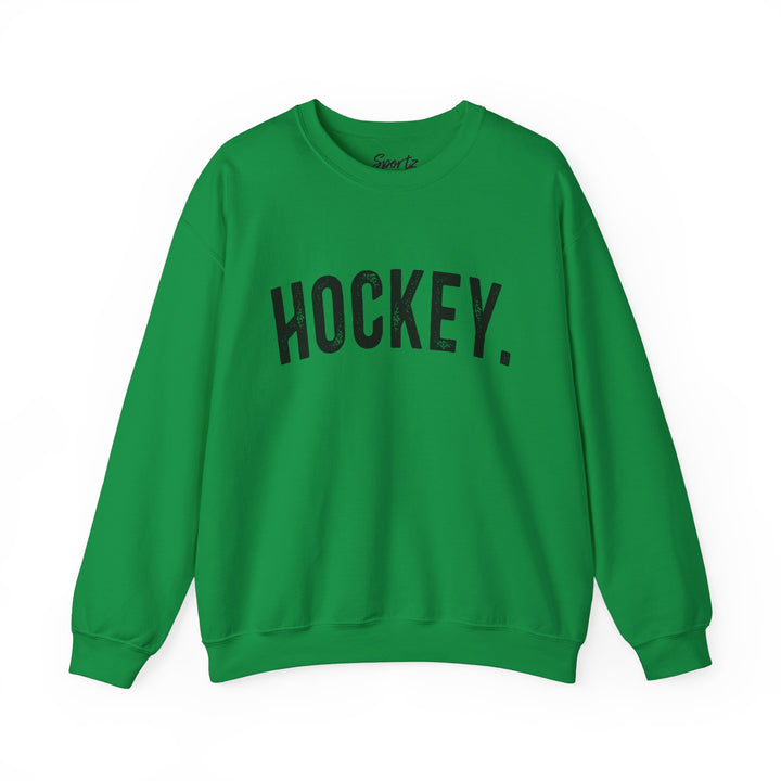 Rustic Design Hockey Adult Unisex Crewneck Sweatshirt