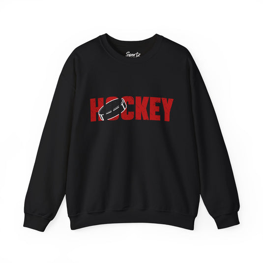 Hockey Adult Unisex Basic Crewneck Sweatshirt