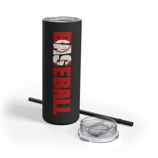 Baseball 20oz Skinny Matte Tumbler