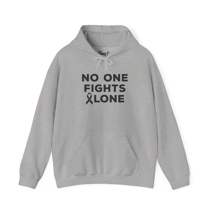 No One Fights Alone Adult Unisex Hooded Sweatshirt