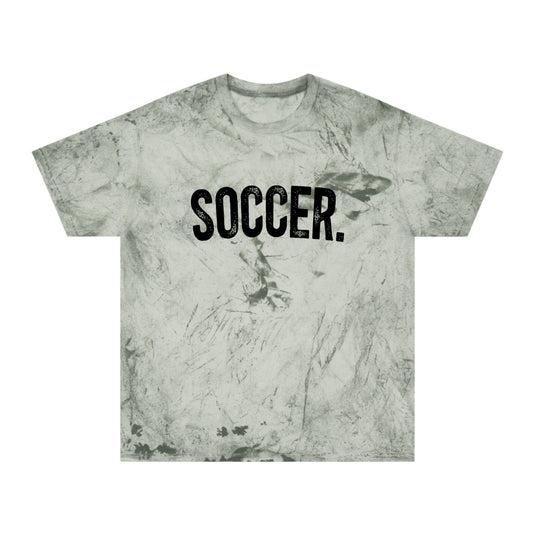 Rustic Design Soccer Adult Unisex Colorblast T-Shirt