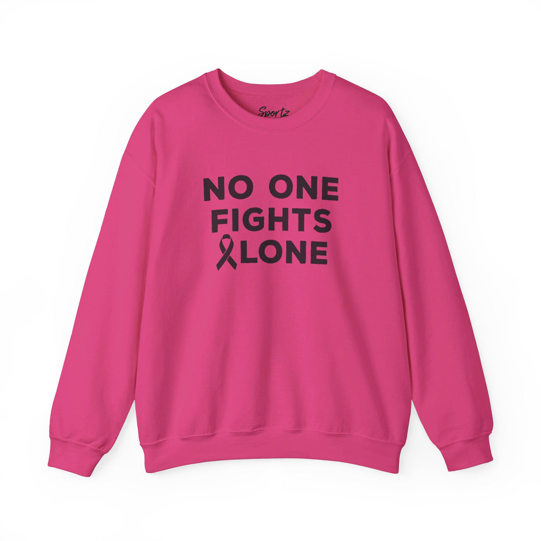 No One Fights Alone Adult Unisex Crewneck Sweatshirt