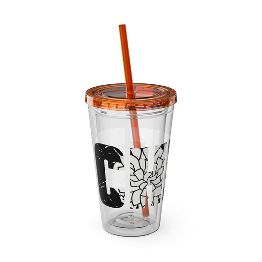 Cheer 16 oz Sunsplash Tumbler with Straw