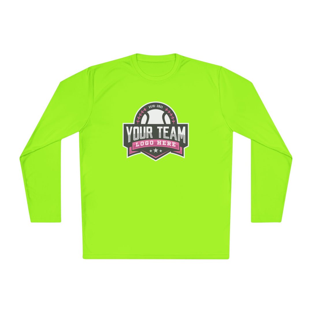 Unisex Adult Long Sleeve Competitor Moisture Wicking Shirt Color Options 2