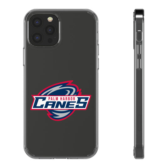 Palm Harbor Lady Canes Clear Phone Case