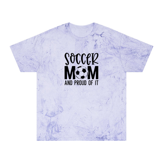 Soccer Mom and Proud of It Adult Unisex Colorblast T-Shirt