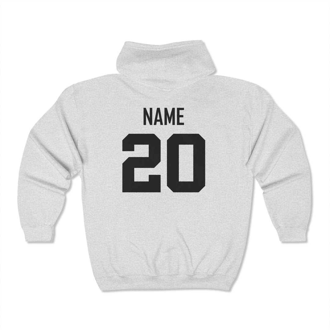 Unisex Adult Full Zip Hooded Sweatshirt - DTG